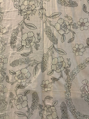 Turkish Tokat woodblock printed cotton (190 x 163cm)