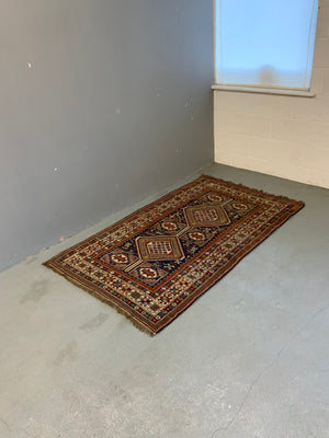 Caucasian antique Shirvan rug (192 x 117cm)