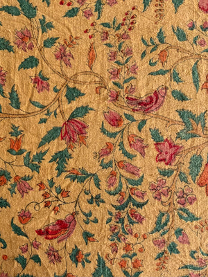 Indian bedspread in palampore design (152 x 242cm)