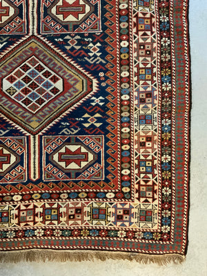 Caucasian antique Shirvan rug (192 x 117cm)