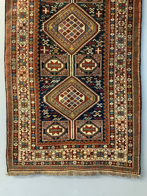 Caucasian antique Shirvan rug (192 x 117cm)