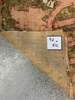 Italian antique 'Cloth of Gold' fragment (94 x 52.5cm)