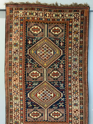 Caucasian antique Shirvan rug (192 x 117cm)