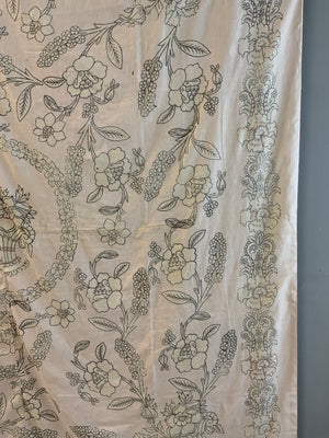 Turkish Tokat woodblock printed cotton (190 x 163cm)