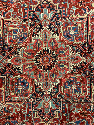 Azerbaijan vintage Heriz carpet (406 x 288cm)