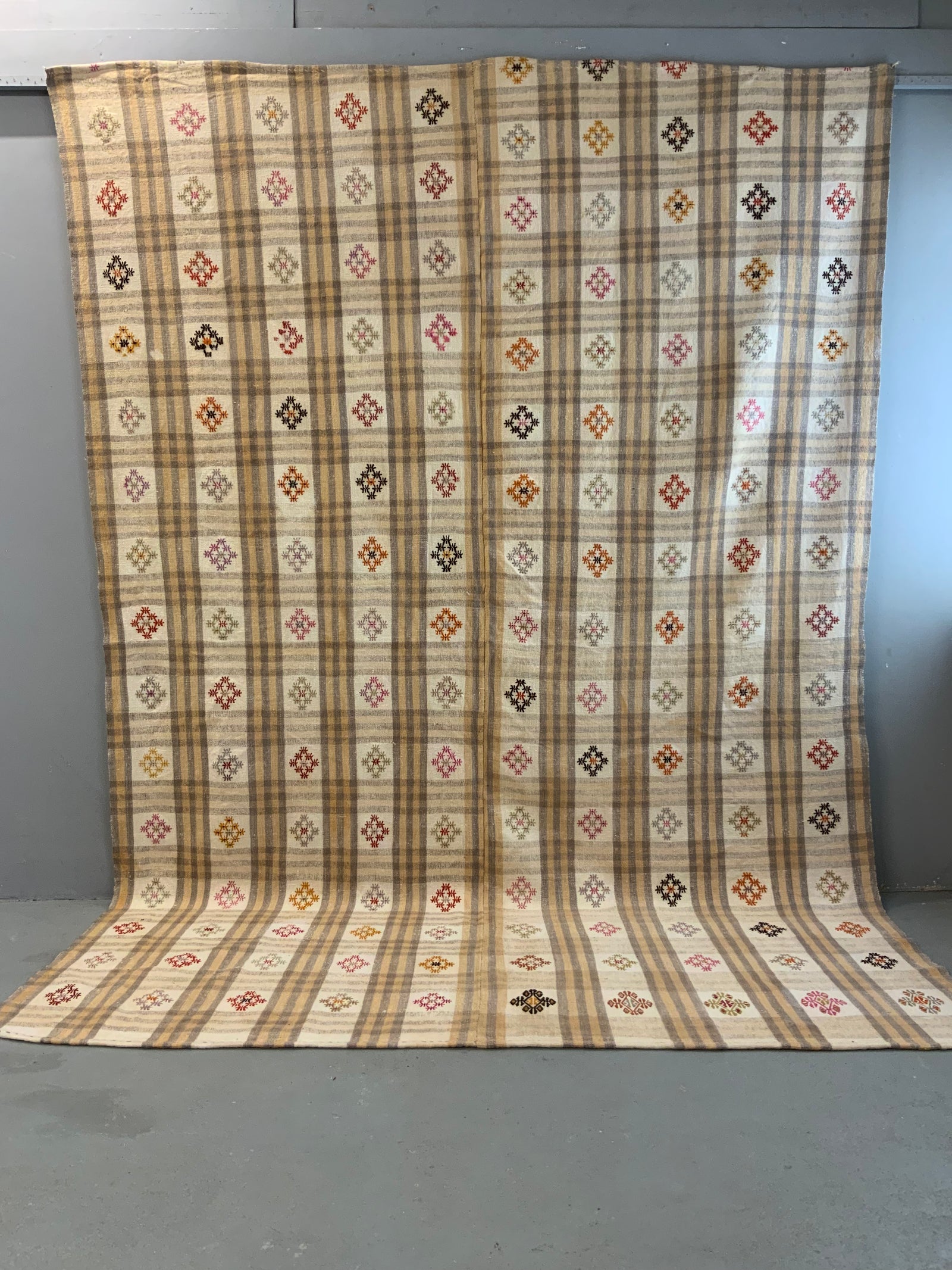 Turkish Anatatolian heavy cotton flatweave (320 x 228cm)