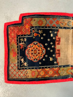 Tibetan antique saddle cover (130 x 72cm)