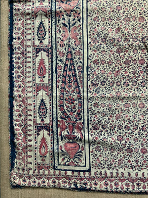 Palampore Kalmkari antique cotton print (101 x 82cm)