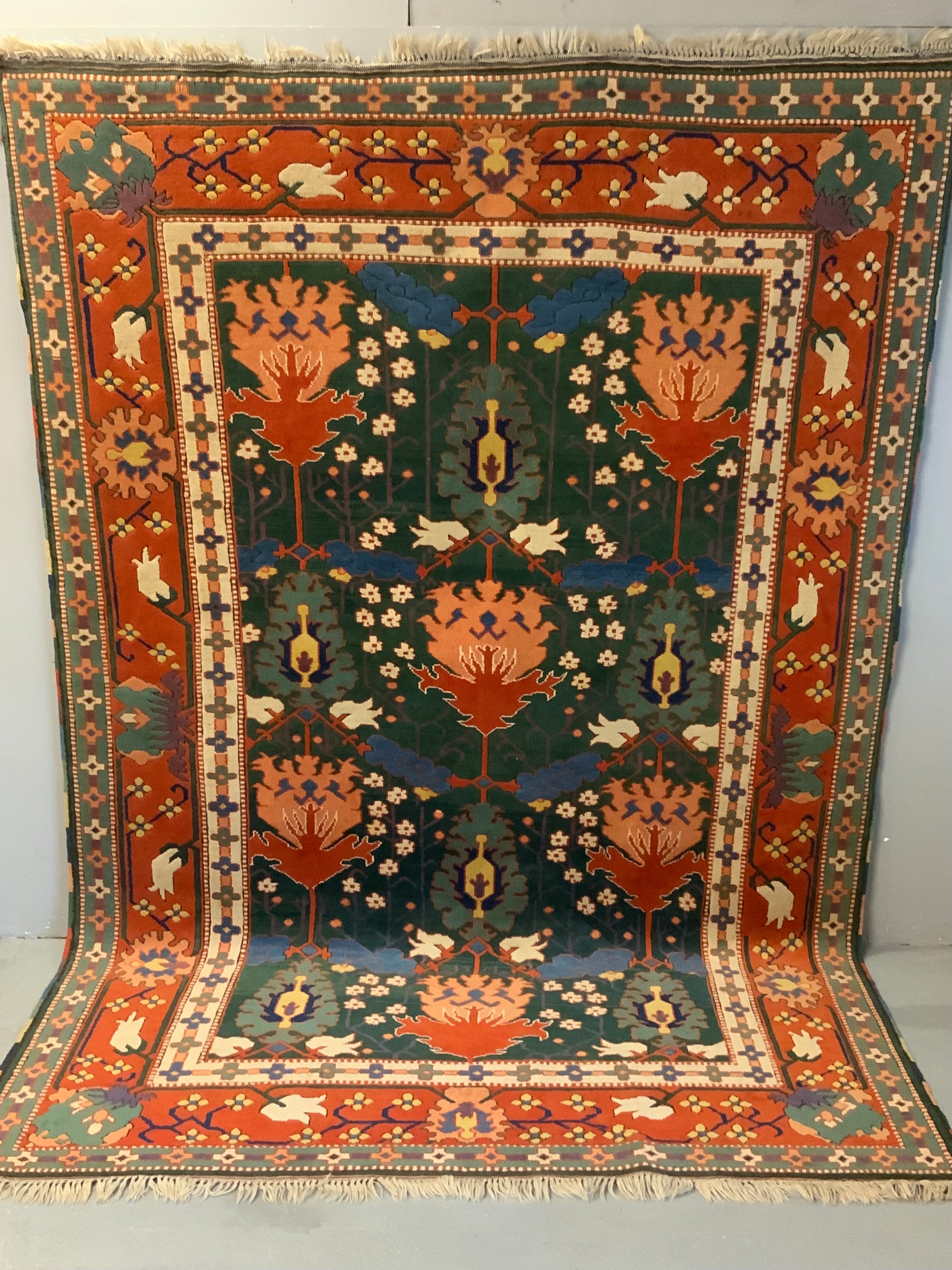 Turkish Arts & Crafts design carpet (330 x 231cm)