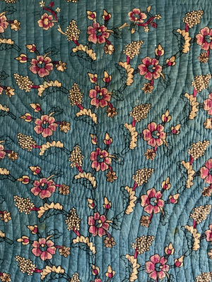 Turkish Kandili quited bedcover (202 x 183cm)