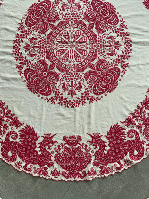 Italian round table cover (185cm diam.)