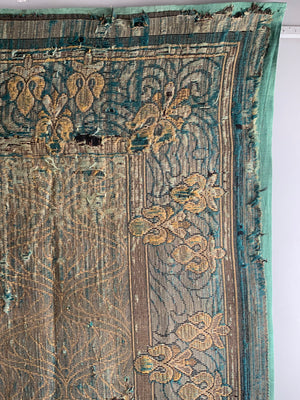 Art Nouveau Belgian(?) flatweave (280 x 226cm)