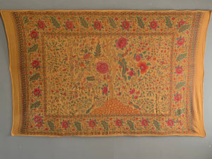 Indian bedspread in palampore design (152 x 242cm)