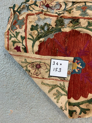 Assortment of antique suzani fragments [3]