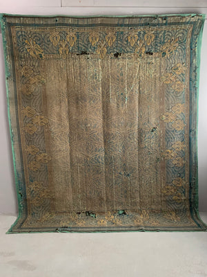 Art Nouveau Belgian(?) flatweave (280 x 226cm)
