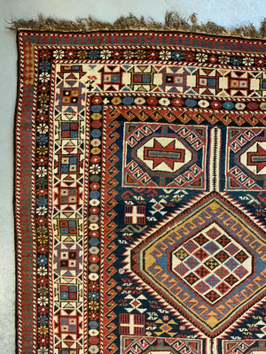 Caucasian antique Shirvan rug (192 x 117cm)