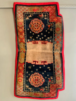 Tibetan antique saddle cover (130 x 72cm)
