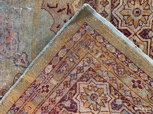 Indian Amritsar Green Carpet (Af) Circa 1900 (228 X 224Cm) Carpet