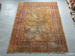 Indian Amritsar Green Carpet (Af) Circa 1900 (228 X 224Cm) Carpet