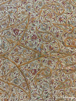 Kashmiri Fine Embroidered Shawl (184 X 184 Cm)