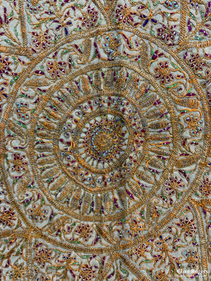 Kashmiri Fine Embroidered Shawl (184 X 184 Cm)
