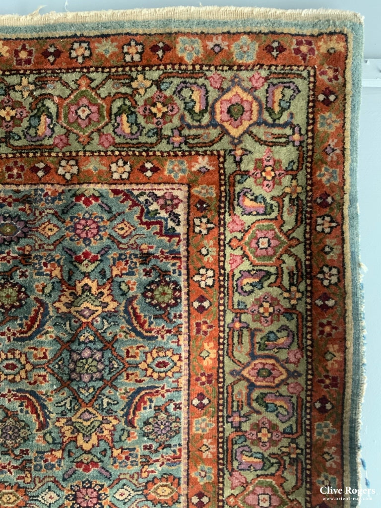 Antique Indian Peristan Carpet (380 X 145 Cm) Carpet