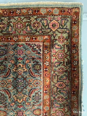 Antique Indian Peristan Carpet (380 X 145 Cm) Carpet