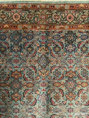 Antique Indian Peristan Carpet (380 X 145 Cm) Carpet