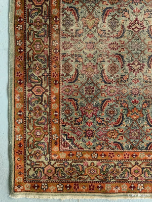Antique Indian Peristan Carpet (380 X 145 Cm) Carpet