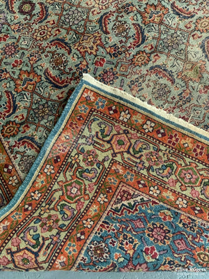 Antique Indian Peristan Carpet (380 X 145 Cm) Carpet