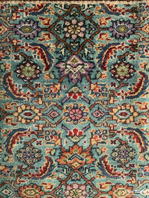 Antique Indian Peristan Carpet (380 X 145 Cm) Carpet