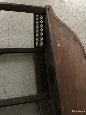 Indian Carved Hardwood Architectural Model Of A Balcony Circa 1905 ( 92 X 60Cm) Woodwork