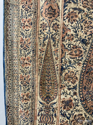 Persian Isfahan Block Print Late 19Th Cent Block