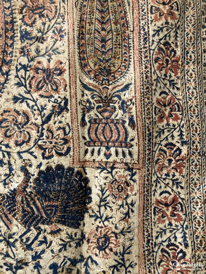 Persian Isfahan Block Print Late 19Th Cent Block