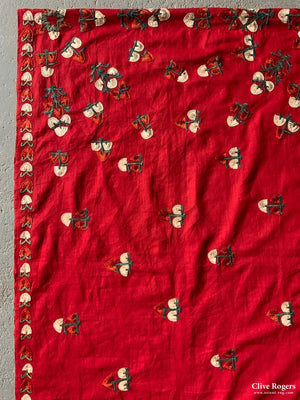 Indian Gujarat / Sindh Vintage Shawl (186 X 121Cm)