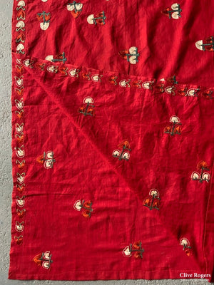 Indian Gujarat / Sindh Vintage Shawl (186 X 121Cm)
