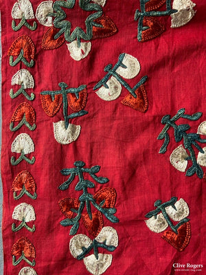 Indian Gujarat / Sindh Vintage Shawl (186 X 121Cm)