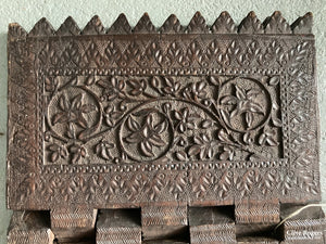 Indian Kashmir Folding Hardwood Bookrest Early 20Th Cent Bookrest