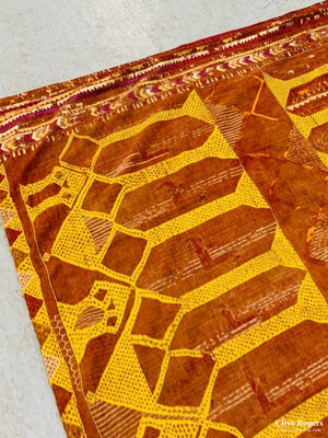 Indian West Punjab Phulkari Shawl