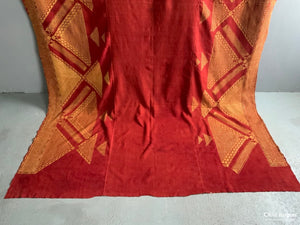 Indo-Pak West Punjab Phulkari Shawl (310 X 176Cm)