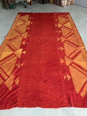 Indo-Pak West Punjab Phulkari Shawl (310 X 176Cm)