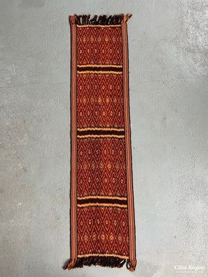 Indonesian Flores Or Similar Warp Ikat *new( 180 X 46Cm)