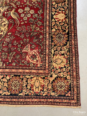 Isphahan Antique Rug (208 X 137Cm) Rug