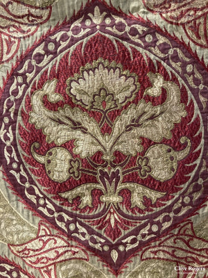 Italian () Heavy Silk And Gilt Brocade Circa 1900 Brocade