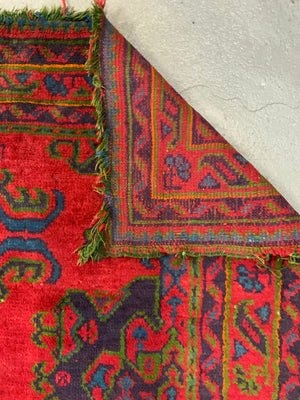 Turkish vintage 'red Turkey' Ushak carpet (306 x 168cm) *AF