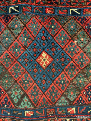 A Pair Of Caucasian Small Rugs Rug