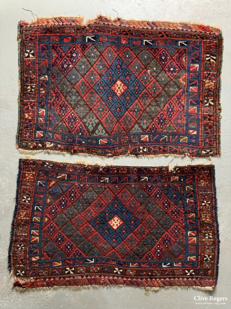 A Pair Of Caucasian Small Rugs Rug