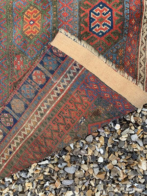 Persian Jaff Kurdish Rug (Af) 19Th Cent Rug