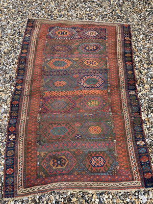 Persian Jaff Kurdish Rug (Af) 19Th Cent Rug