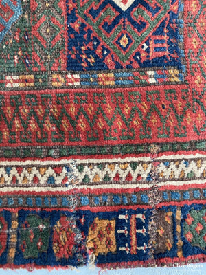 Persian Jaff Kurdish Rug (Af) 19Th Cent Rug